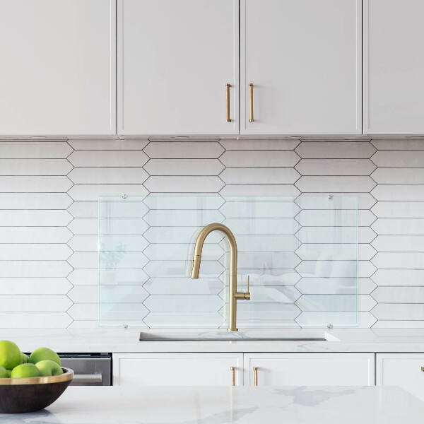 Transparent kitchen panel 100x50 cm