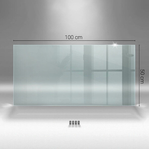 Transparent kitchen panel 100x50 cm