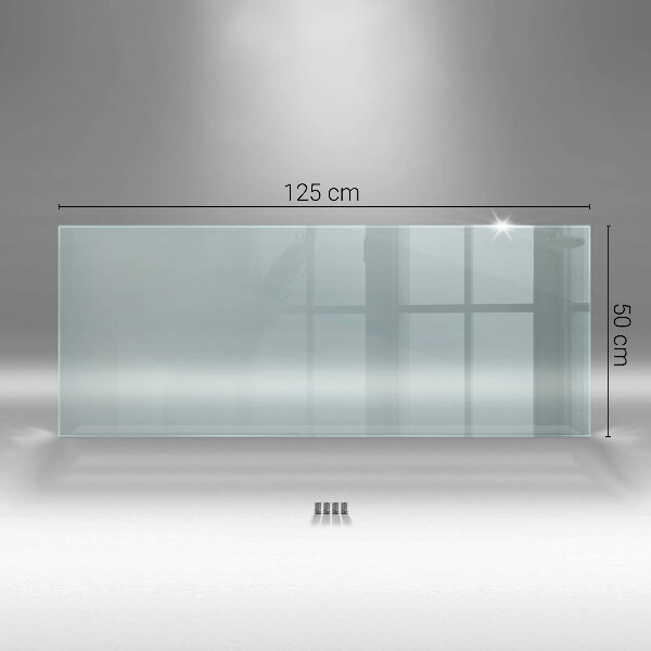 Splashback for kitchen transparent 125x50 cm