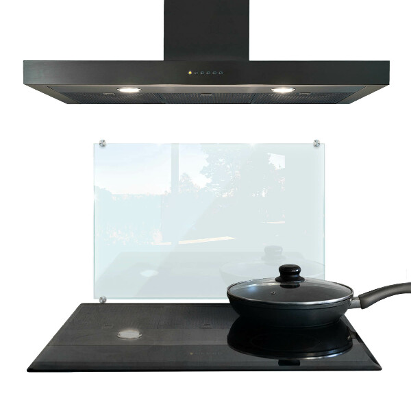 Transparent glass cooker splashback 60x40 cm