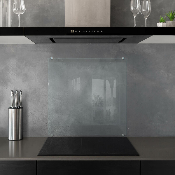 Glass cooker splashback transparent 60x60 cm