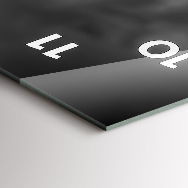 Vertical wall clock Effel Tower Paris