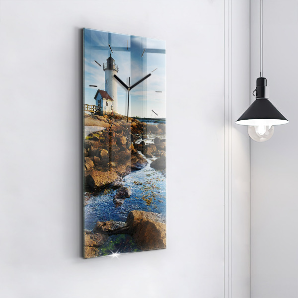 Vertical wall clock Annisquam Lighthouse