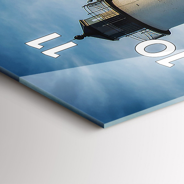 Vertical wall clock Annisquam Lighthouse