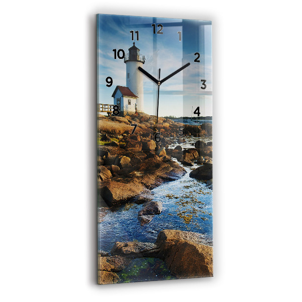 Vertical wall clock Annisquam Lighthouse