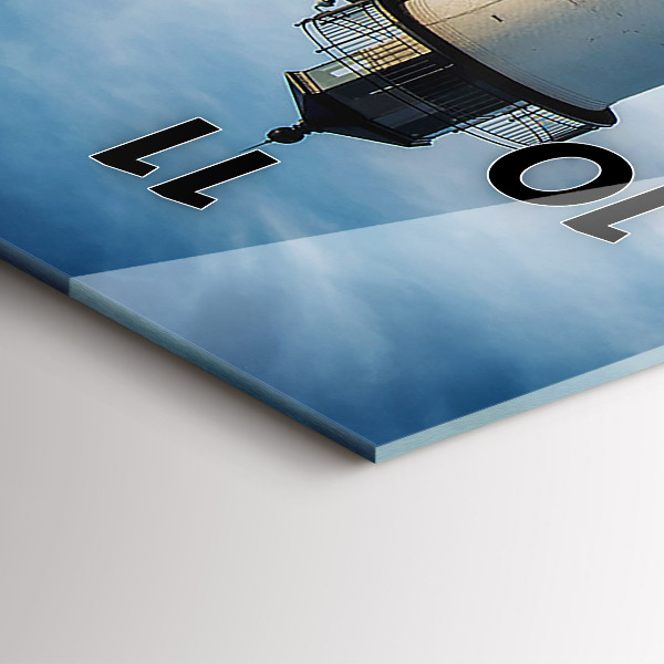 Vertical wall clock Annisquam Lighthouse