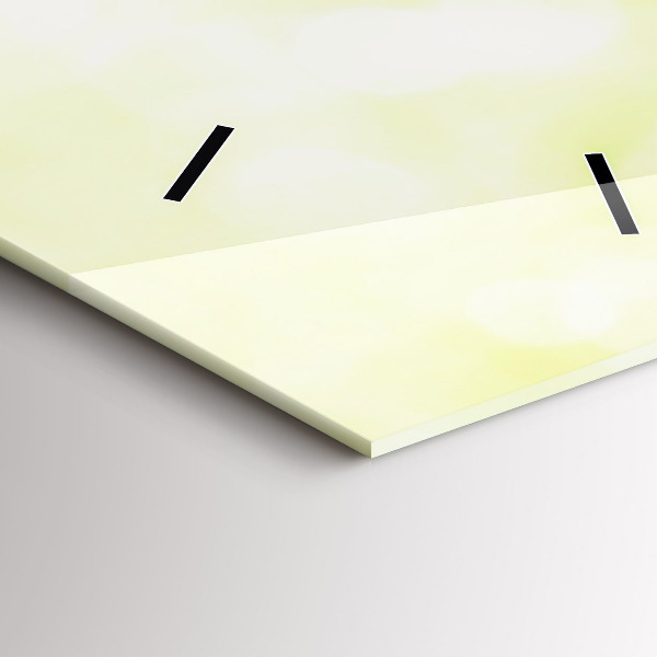 Vertical wall clock Green grass