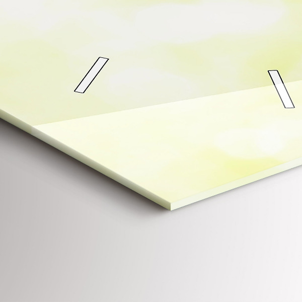 Vertical wall clock Green grass