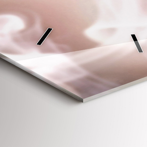 Vertical wall clock A cup of coffee