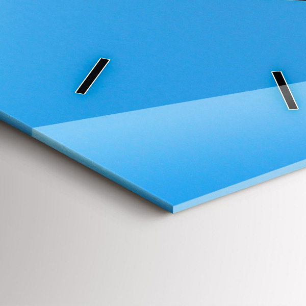 Vertical wall clock Mountain view