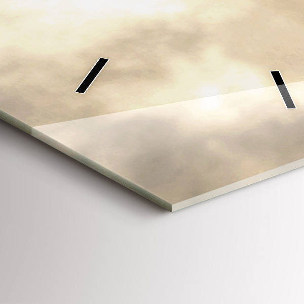 Vertical wall clock New York Towers