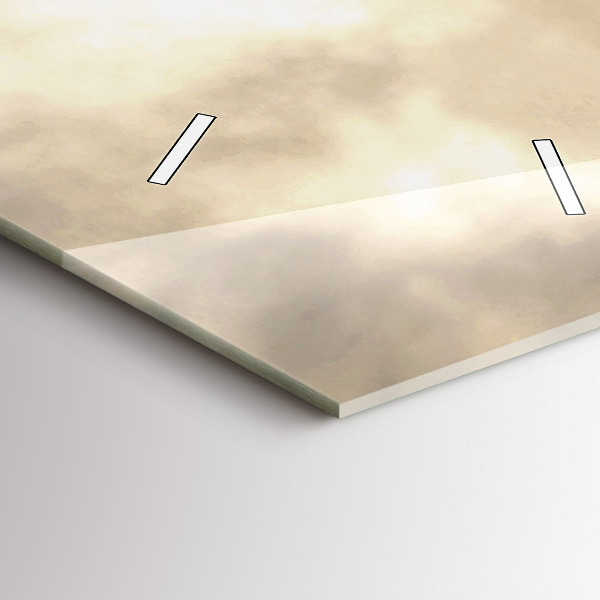 Vertical wall clock New York Towers