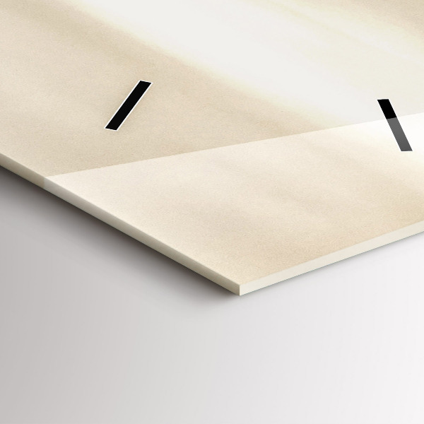 Vertical wall clock Landscape panorama of Paris