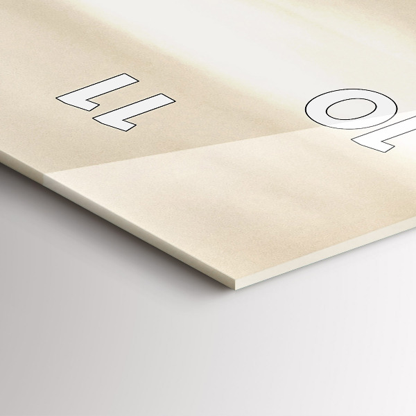 Vertical wall clock Landscape panorama of Paris