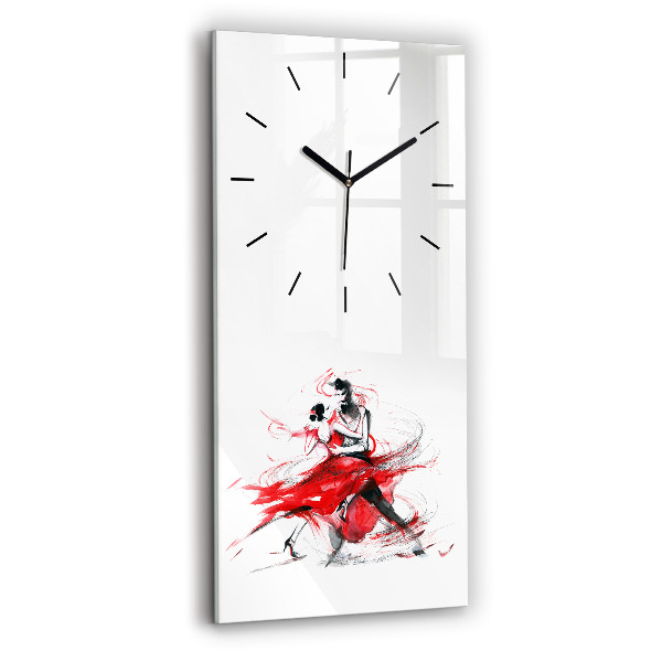 Vertical wall clock Dancing couple