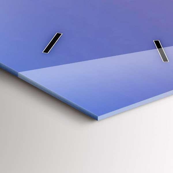 Vertical wall clock View of Barcelona