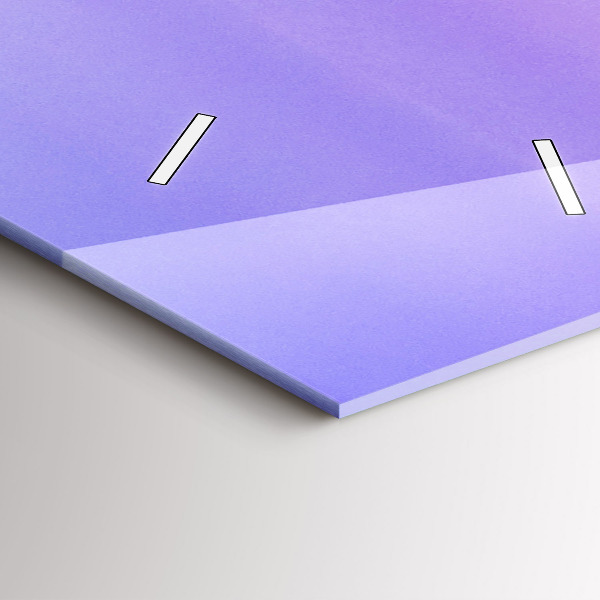 Vertical wall clock German Alps Munich