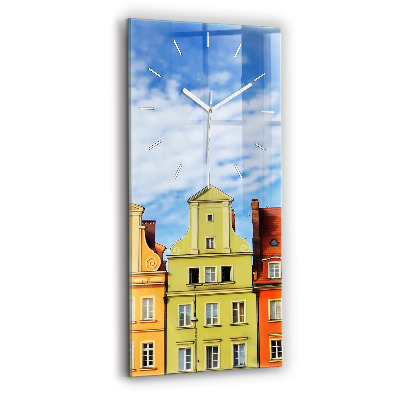 Vertical wall clock Wroclaw - Old Town