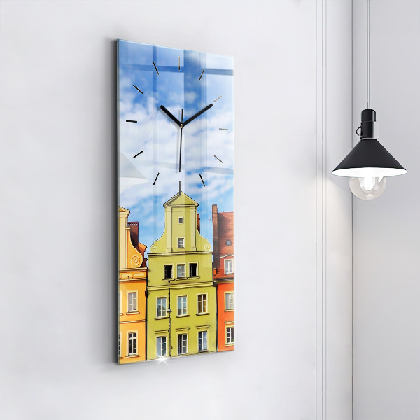 Vertical wall clock Wroclaw - Old Town