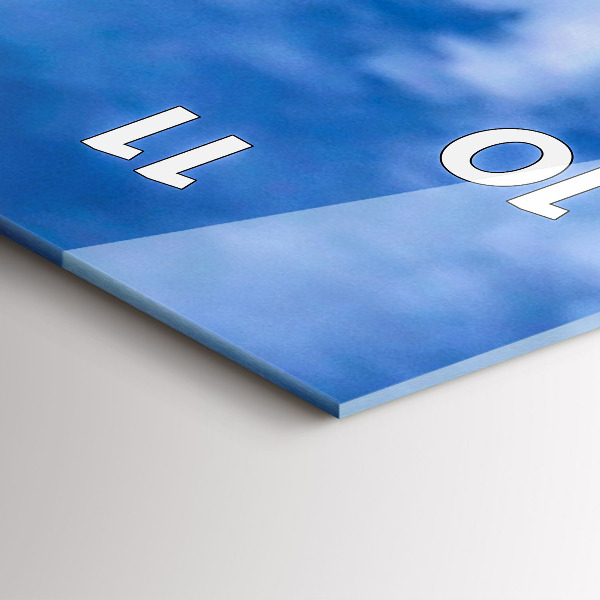 Vertical wall clock Wroclaw - Old Town