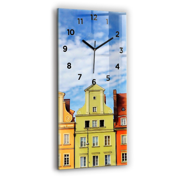 Vertical wall clock Wroclaw - Old Town