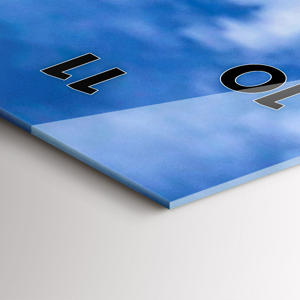 Vertical wall clock Wroclaw - Old Town