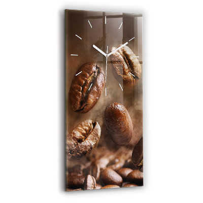 Vertical wall clock Coffee beans