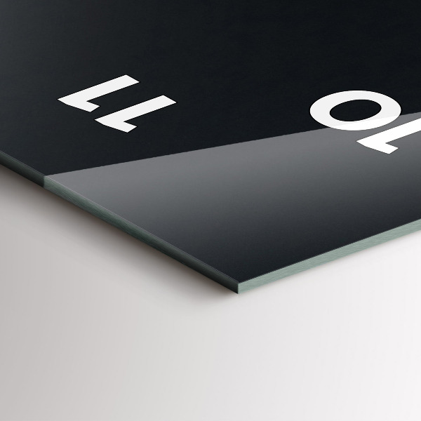 Vertical wall clock Coffee beans