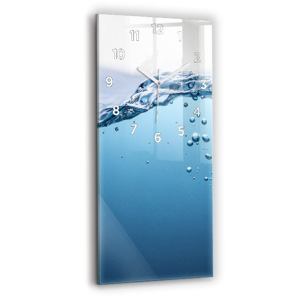 Vertical wall clock Underwater view