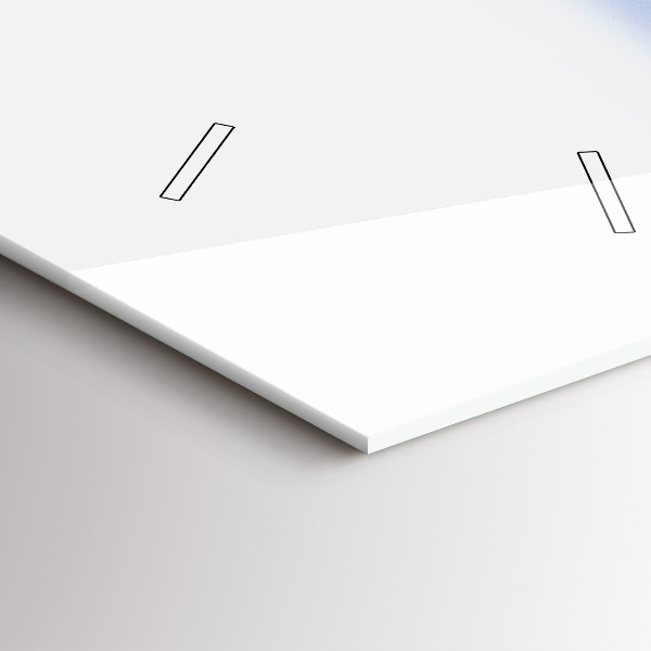 Vertical wall clock Underwater view