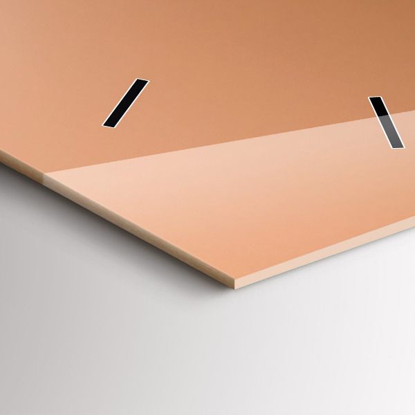 Vertical wall clock Abstract colors