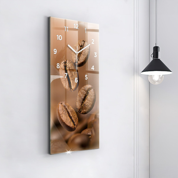 Vertical wall clock Abstract colors