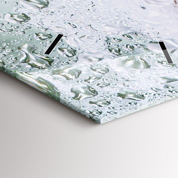 Vertical wall clock A mug of beer