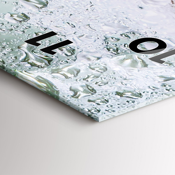 Vertical wall clock A mug of beer