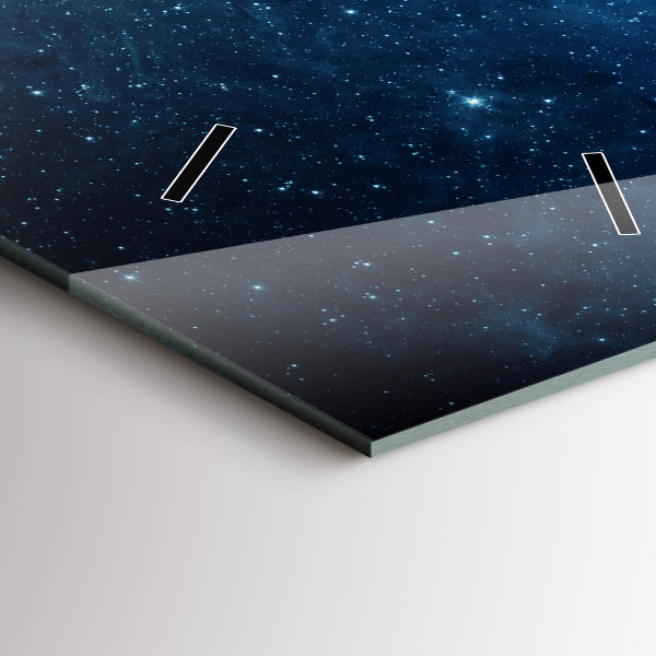 Vertical wall clock Earth and Galaxy – NASA