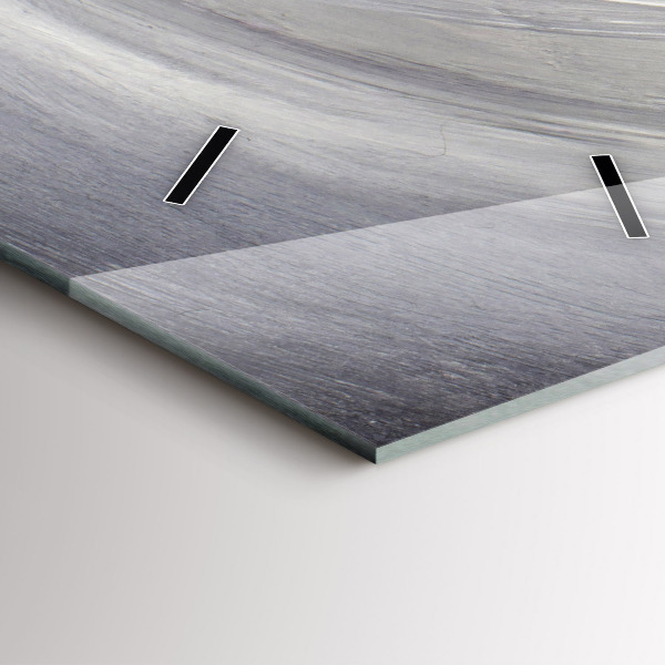 Vertical wall clock Raven in the moonlight