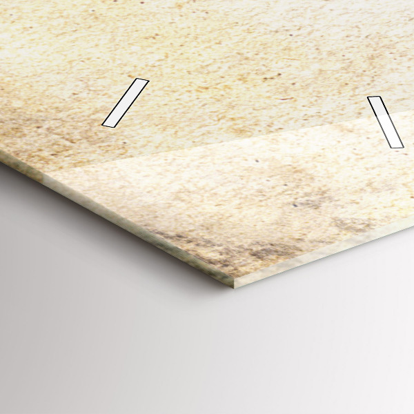 Vertical wall clock Abstract portrait of a woman