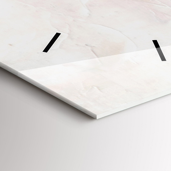 Vertical wall clock Oil painting yacht sea