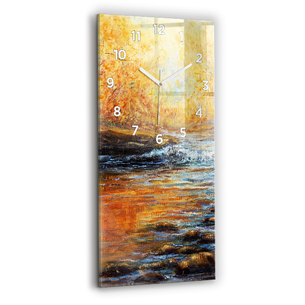 Vertical wall clock Artistic art