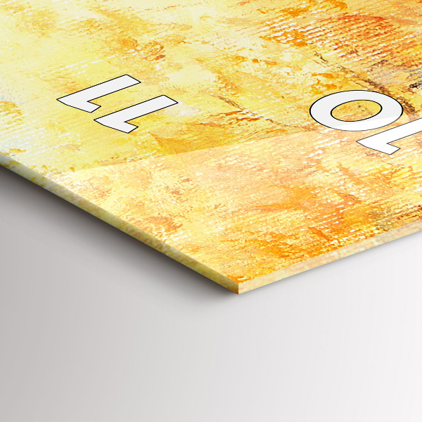 Vertical wall clock Artistic art