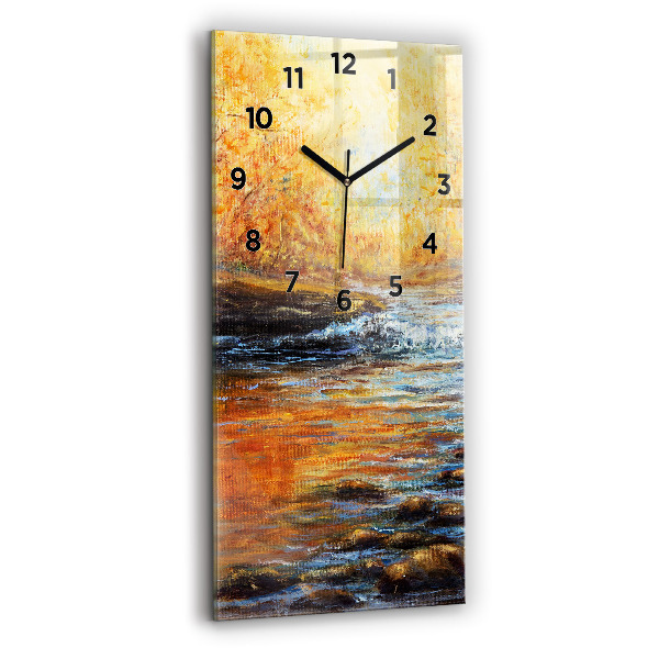 Vertical wall clock Artistic art