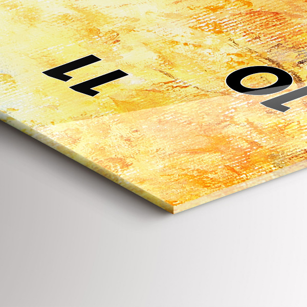 Vertical wall clock Artistic art