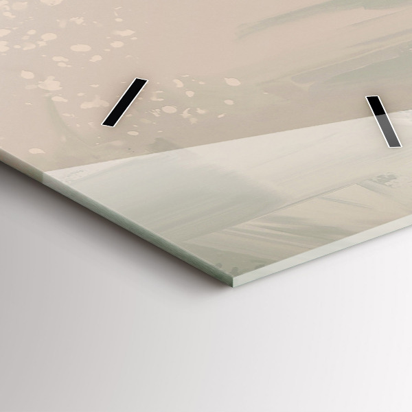 Vertical wall clock Fishing boats in the port