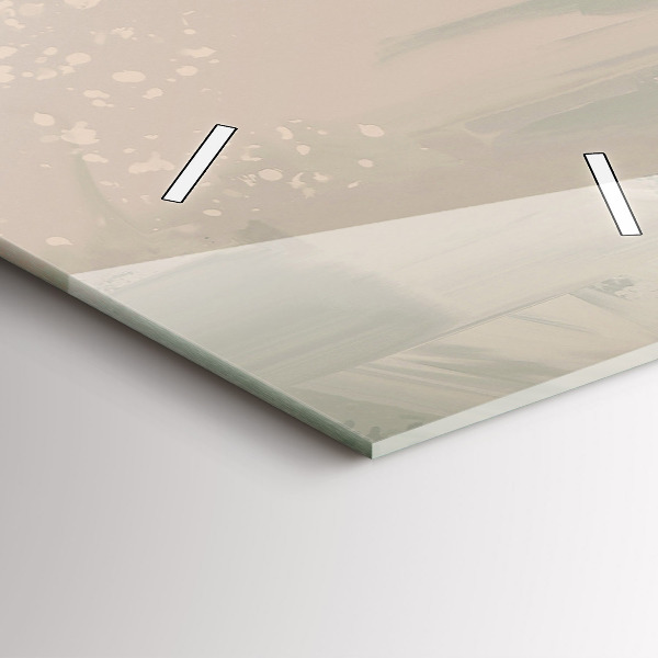 Vertical wall clock Fishing boats in the port