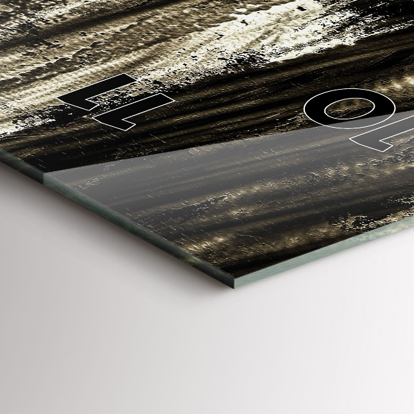 Vertical wall clock Woman on a rainy night