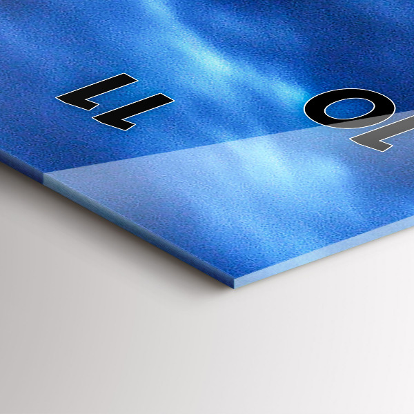 Vertical wall clock Sydney In The Evening