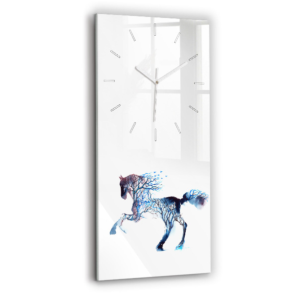 Vertical wall clock Nature of the animal