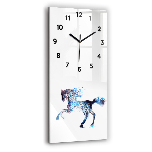 Vertical wall clock Nature of the animal