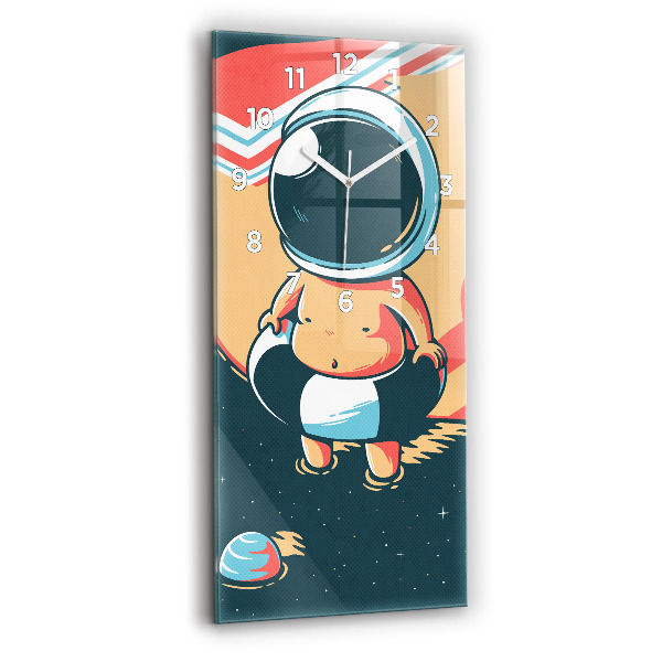 Vertical wall clock Children's imagination