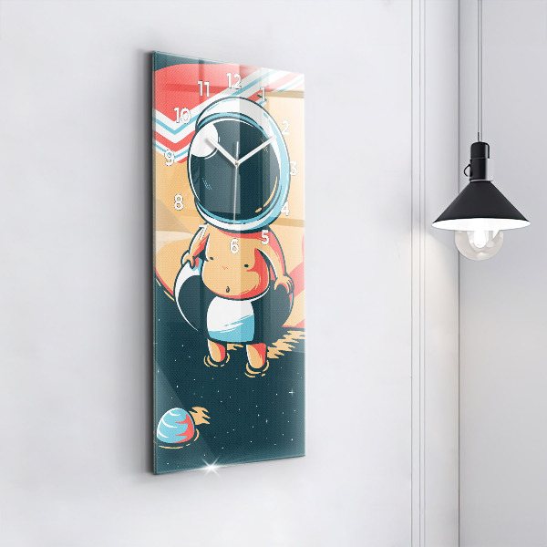 Vertical wall clock Children's imagination